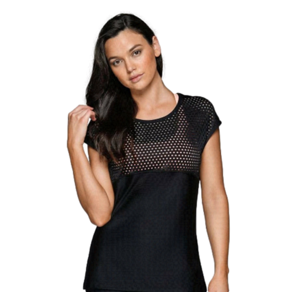Lorna Jane Madison Excel NWT Mesh Nylon Workout Top